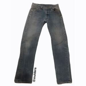 Vintage Mens Blue Levi’s 501xx 501 33x36 Straight Leg Classic Fit Jeans